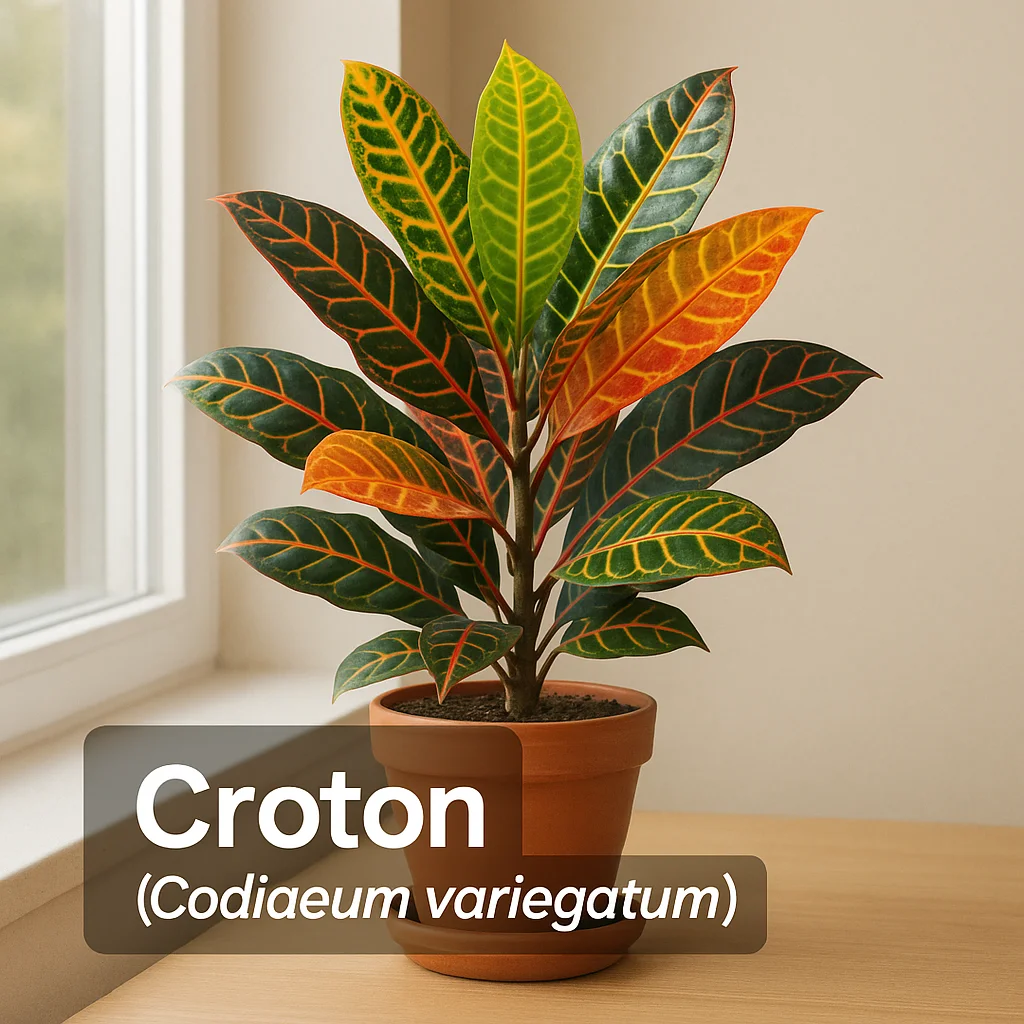 Croton (Codiaeum variegatum)