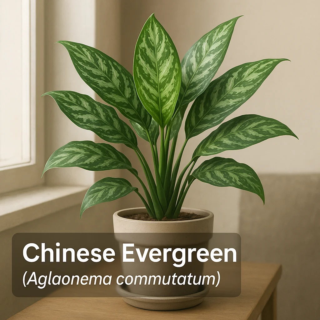 Chinese Evergreen (Aglaonema commutatum)