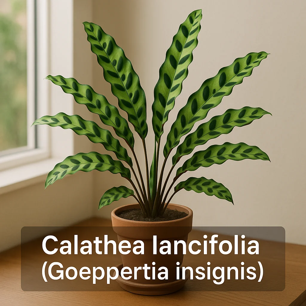 Calathea lancifolia (Goeppertia insignis)
