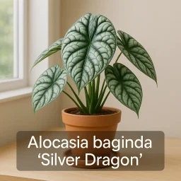 Alocasia Baginda Silver Dragon