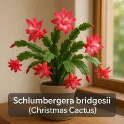 Schlumbergera Bridgesii Christmas Cactus
