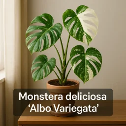 Monstera Deliciosa Albo Variegata